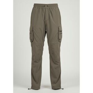 Represent 247 Cargo Pants Mens Small Olive Green Techwear Stretch Trousers